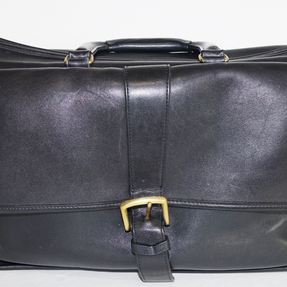 Vintage Coach 5283 Harrison Briefcase Black